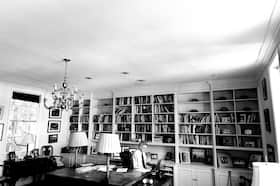 George F. Will in his Georgetown office in September 2021. (Jesse Dittmar for The Washington Post)