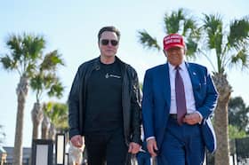 President-elect Donald Trump and Elon Musk before a test launch of the SpaceX Starship rocket on Nov. 19 in Boca Chica, Texas.